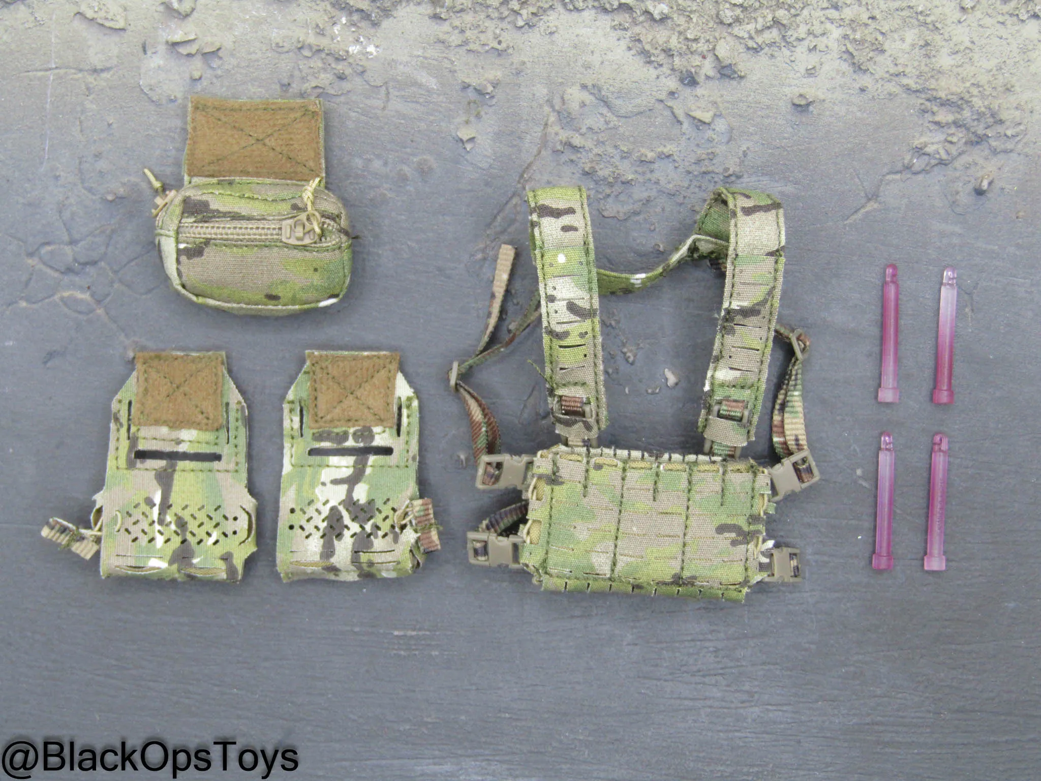 10th SFG Reconnaissance - Multicam Chest Rig w/Pouch Set