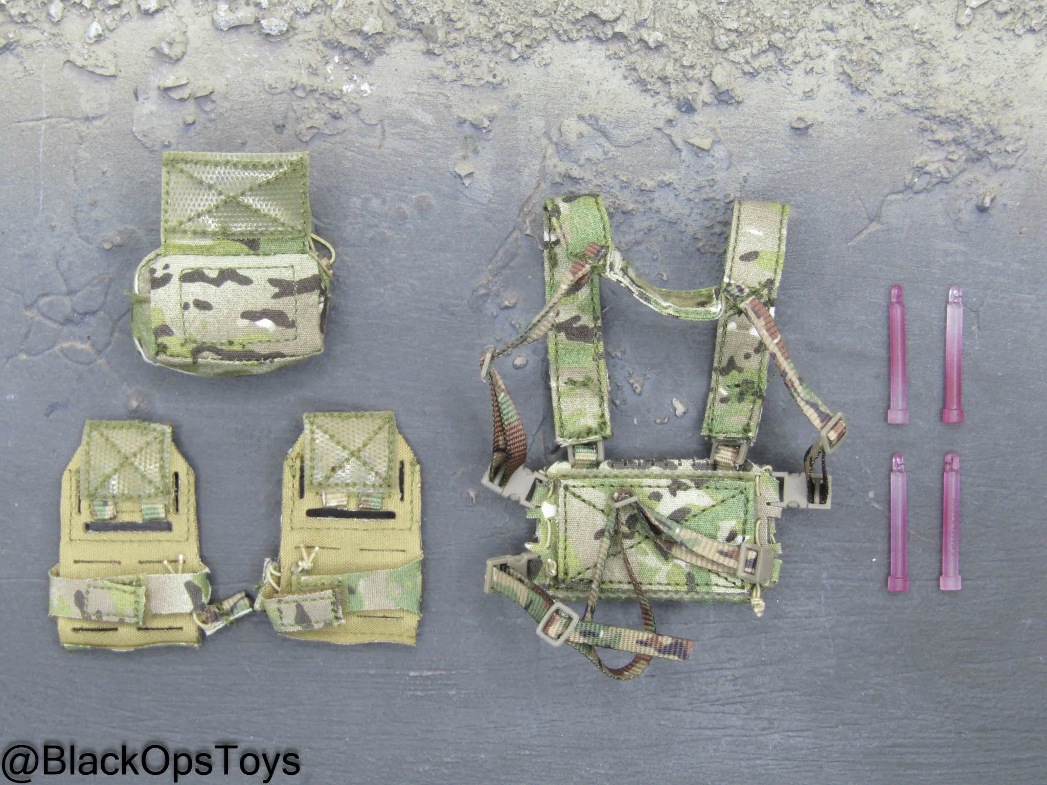 10th SFG Reconnaissance - Multicam Chest Rig w/Pouch Set