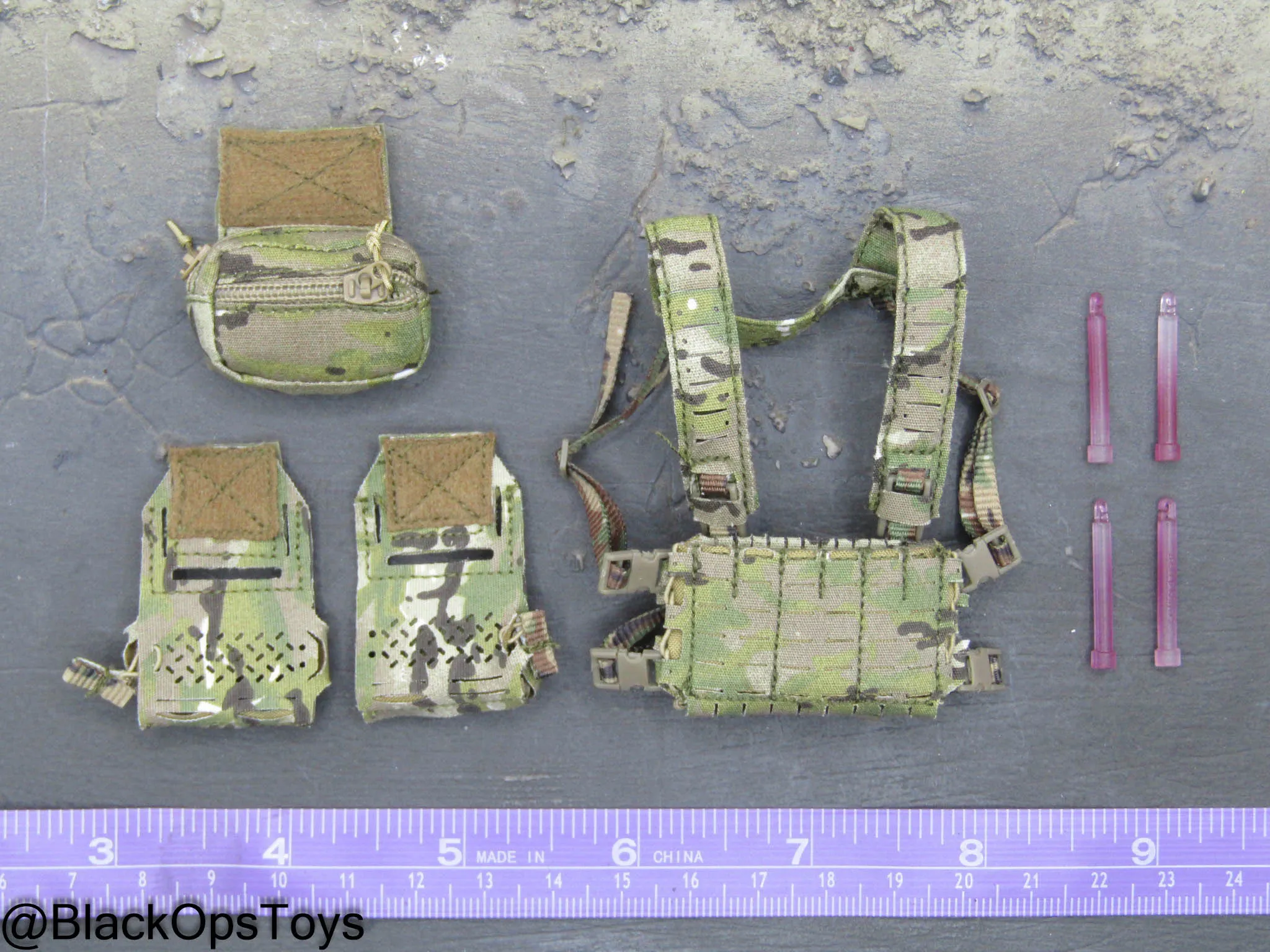 10th SFG Reconnaissance - Multicam Chest Rig w/Pouch Set