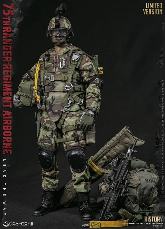 75th Ranger Regiment Airborne Ltd. - Woodland Camo Plate Carrier