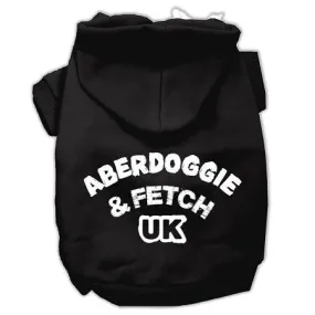 Aberdoggie UK Screenprint Pet Hoodies Black Size Sm (10)