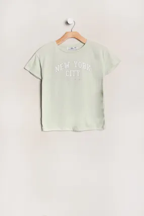 AERO Girls' Aéropostale New York City Graphic Tee