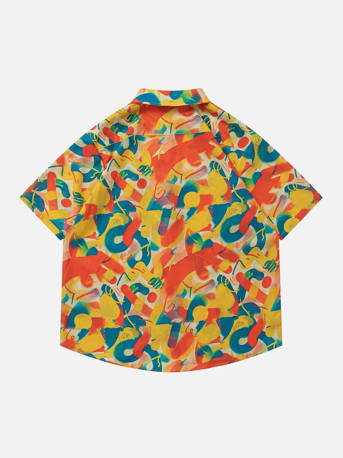 AlanBalen® - All-over Print Graffiti Short Sleeve Shirts