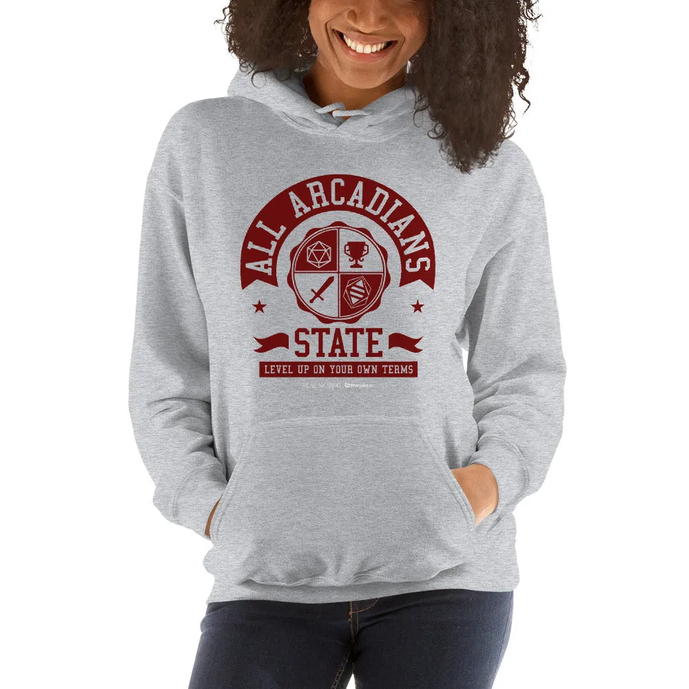 All Arcadians State Unisex Hoodies