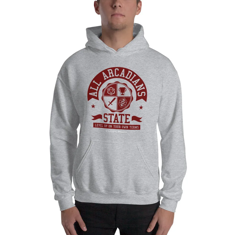 All Arcadians State Unisex Hoodies