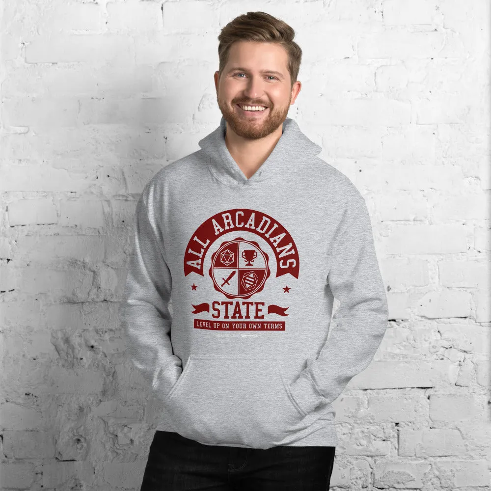 All Arcadians State Unisex Hoodies