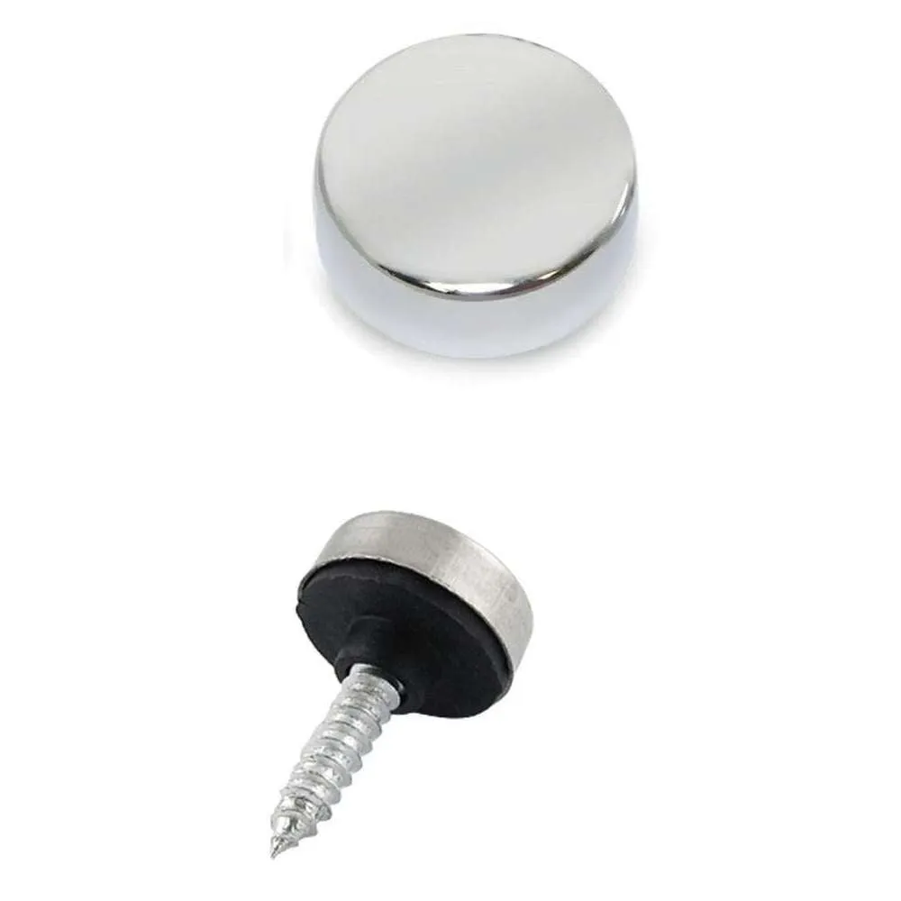 Avio Decorated Cap w/ Screw Chrome Plated