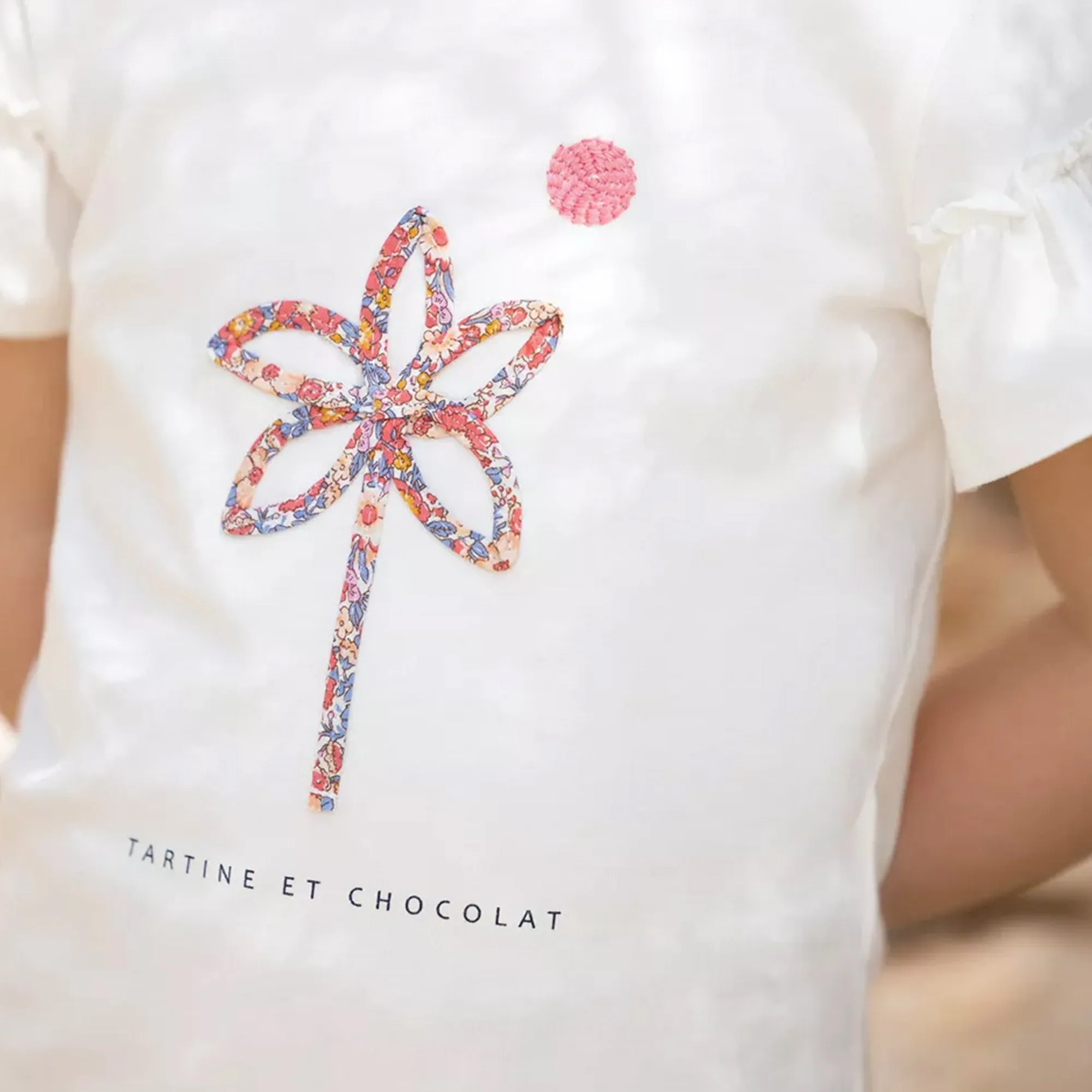 Baby Applique Floral T-Shirt