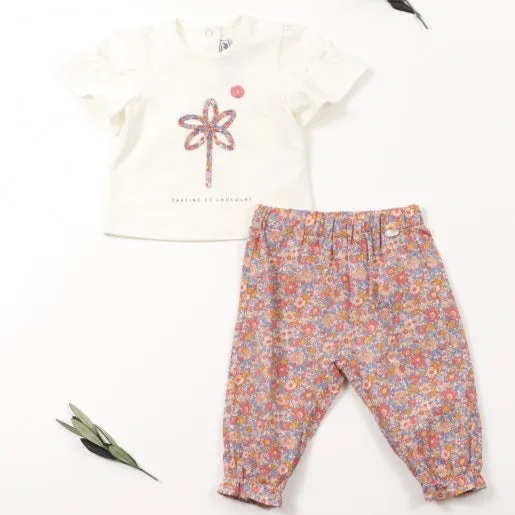 Baby Applique Floral T-Shirt