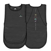 Blue Bird Recycled Active Vest - Black