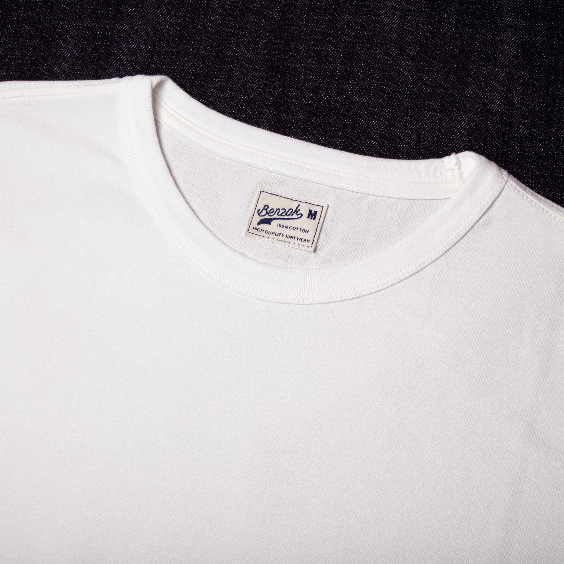 BT-2P TWO-PACK TEE off white basic jersey [CORE]