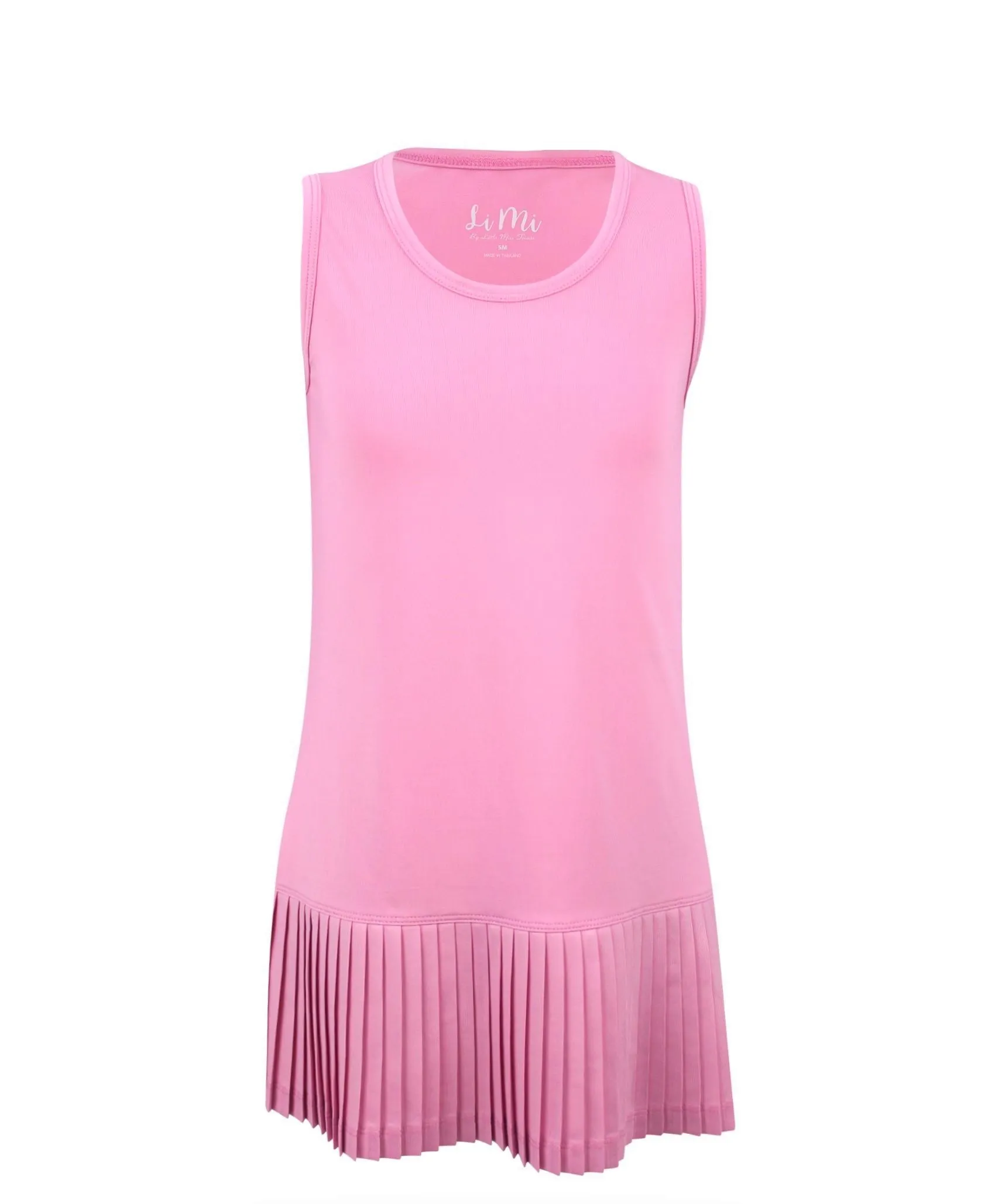 Bubble Gum Mini Pleat Dress