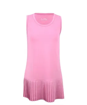 Bubble Gum Mini Pleat Dress