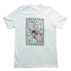 California Pink Poppies Graphic T-Shirt