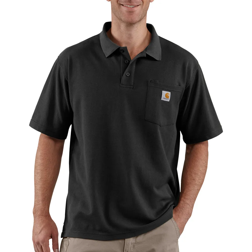 Carhartt Men's Loose Fit Short Sleeve Pocket Polo