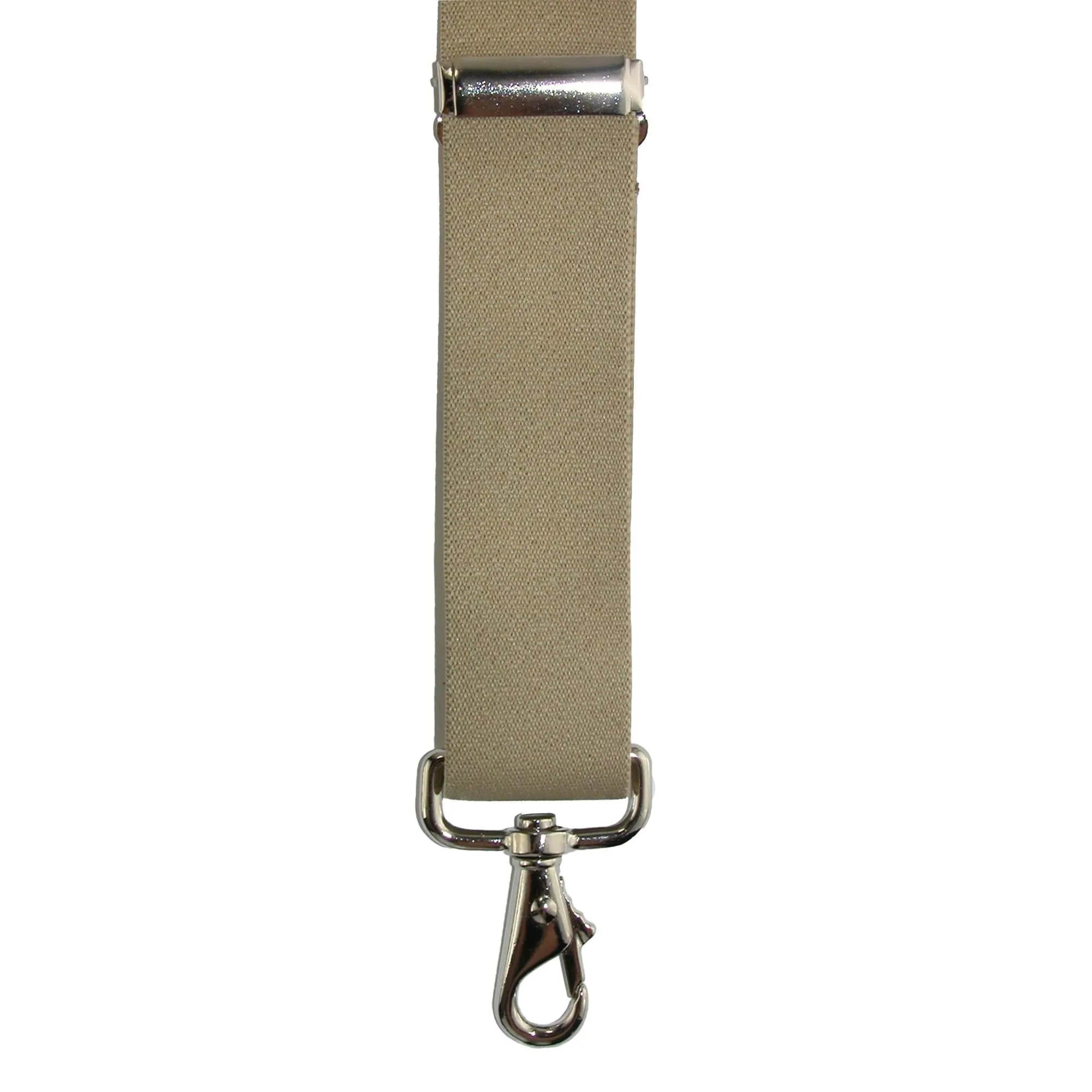 CTM® Men's Big & Tall Elastic Solid Color Y-Back Suspender with Swivel Hook Ends