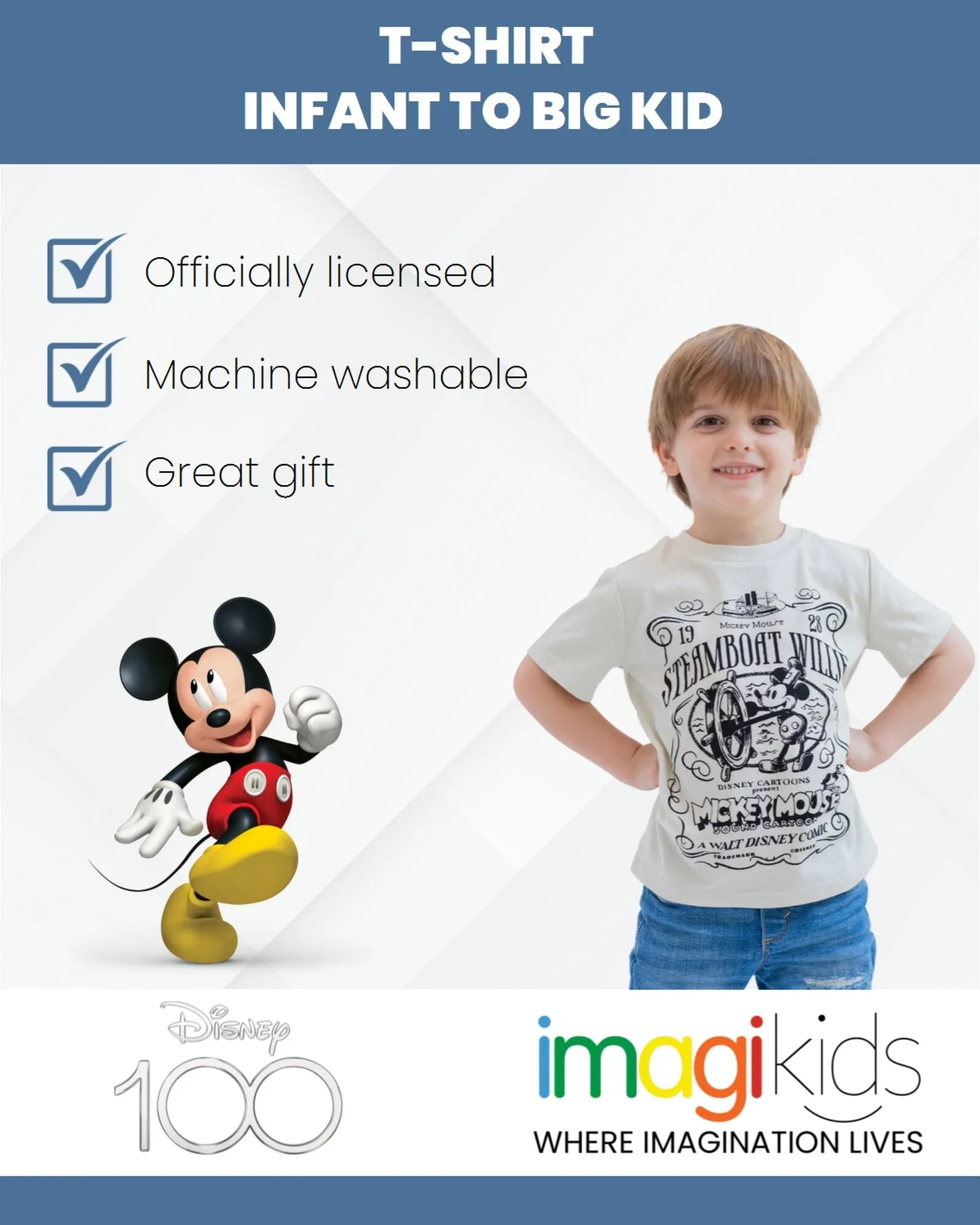 Disney D100 Mickey Mouse T-Shirt