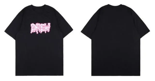 DREW Letter Print Streetwear T-Shirt