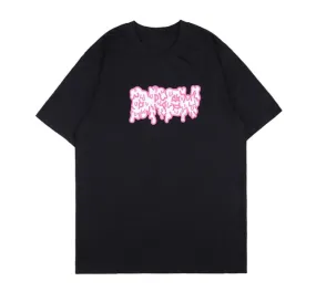 DREW Letter Print Streetwear T-Shirt