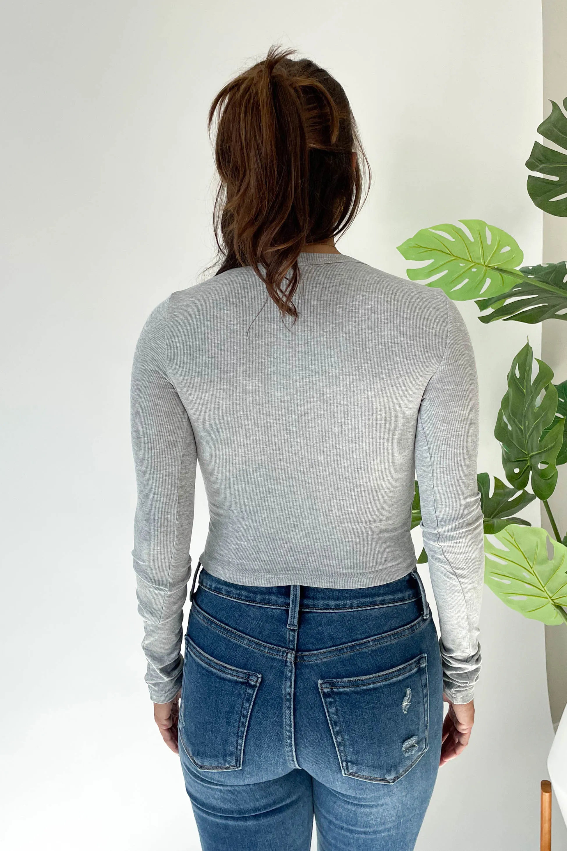 Effortless Long Sleeve in Grey