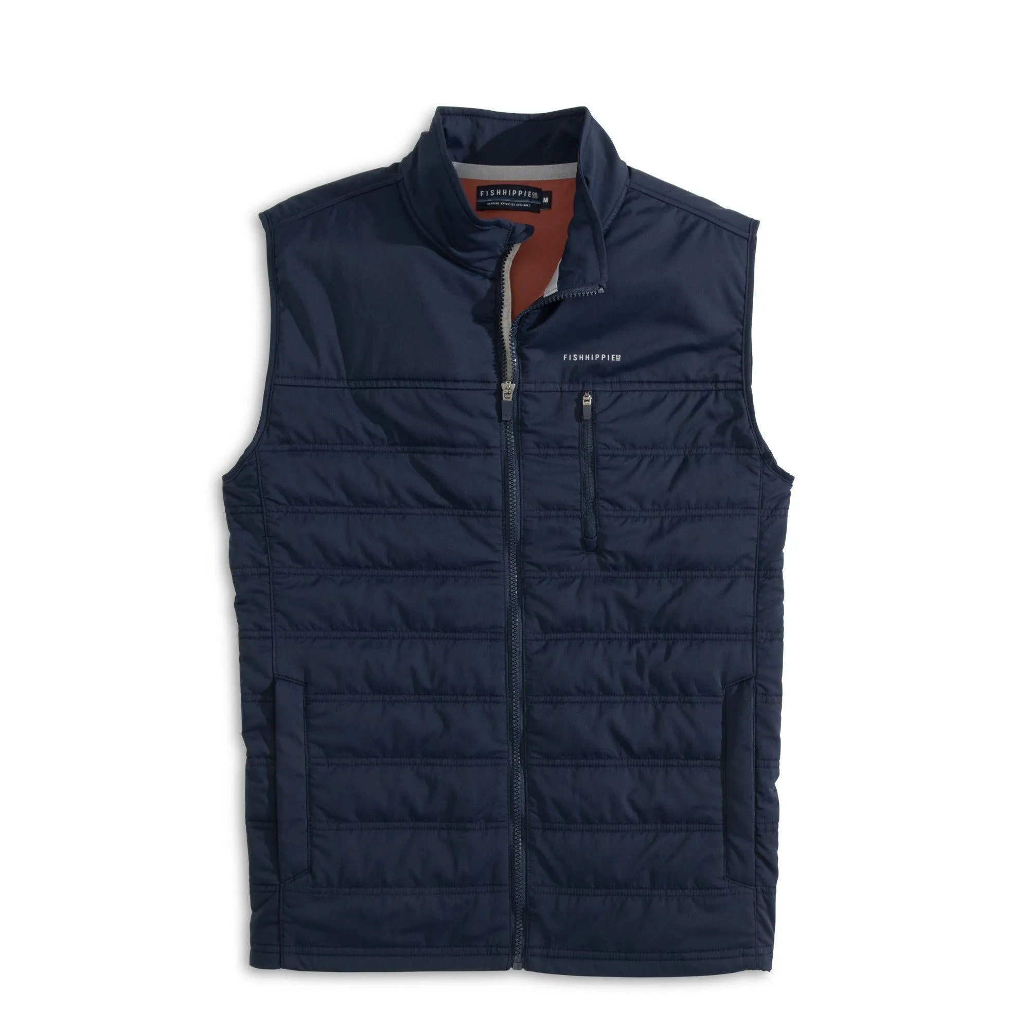 Fish Hippie Brooker Quilted Vest