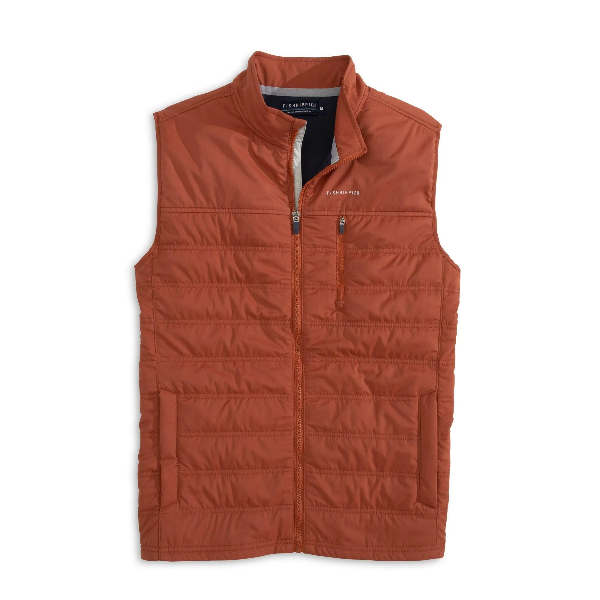 Fish Hippie Brooker Quilted Vest