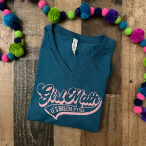 Girl Math Graphic Tee Shirt