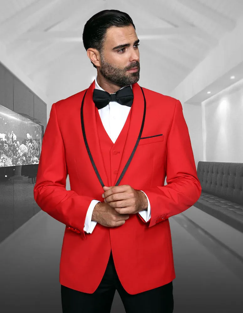 HARPER RED TAILORED FIT TUXEDO