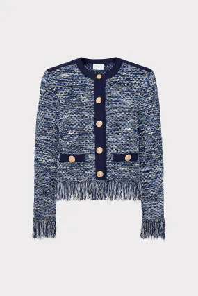 Kaia Textured Knit Cardigan Jacket