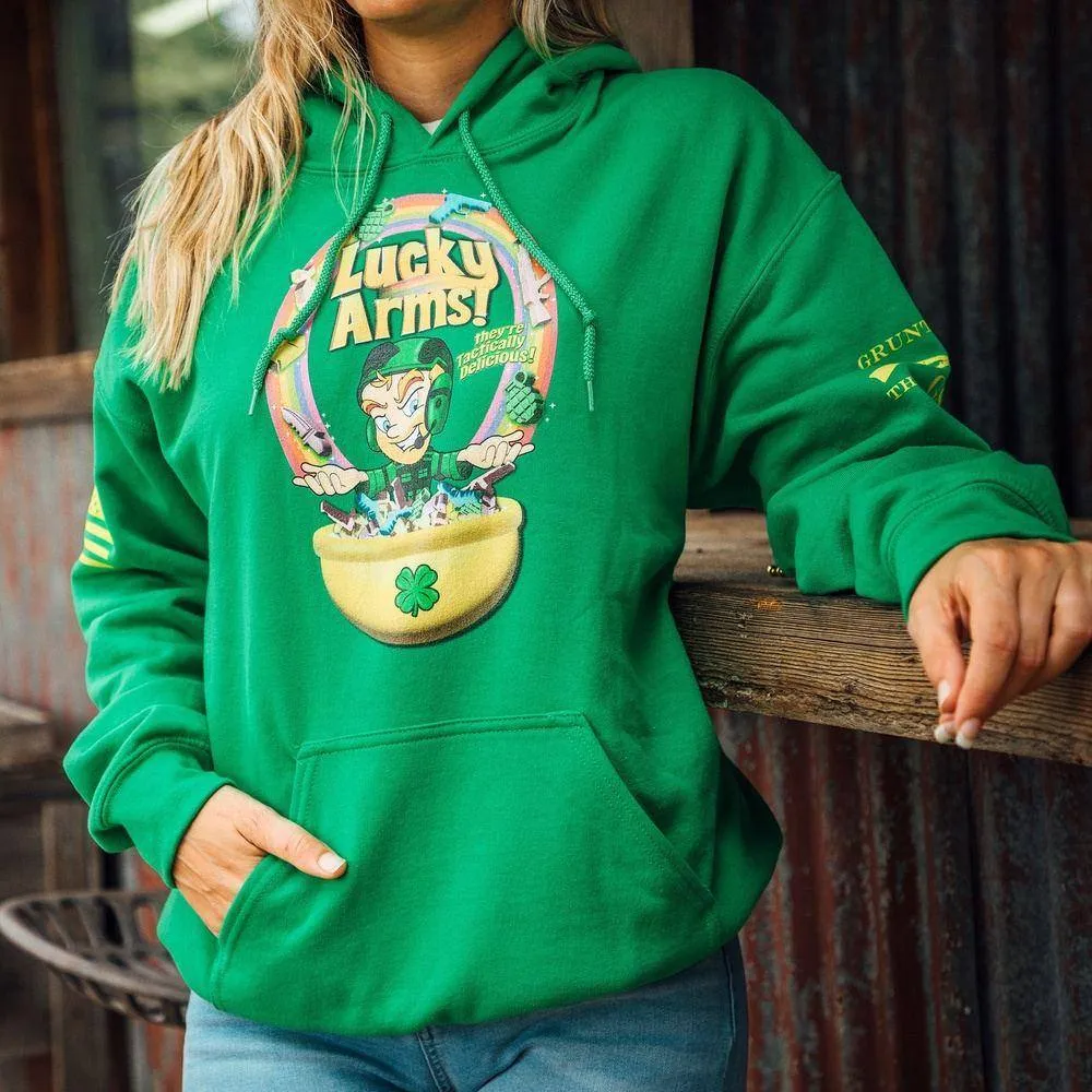 Lucky Arms Hoodie - Irish Green