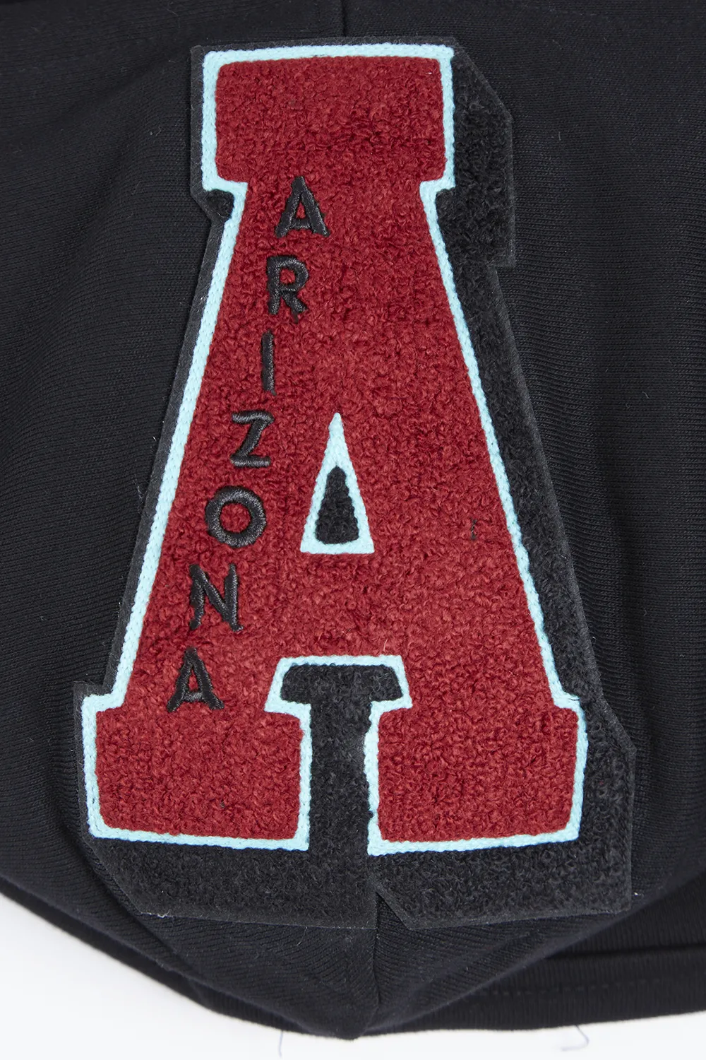 MLB ARIZONA DIAMONDBACKS MASHUP MEN'S RIB PO HOODIE (BLACK)