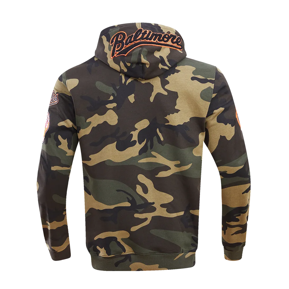 MLB BALTIMORE ORIOLES LOGO PRO TEAM MEN'S HOODIE (CAMO)