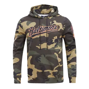 MLB BALTIMORE ORIOLES LOGO PRO TEAM MEN'S HOODIE (CAMO)