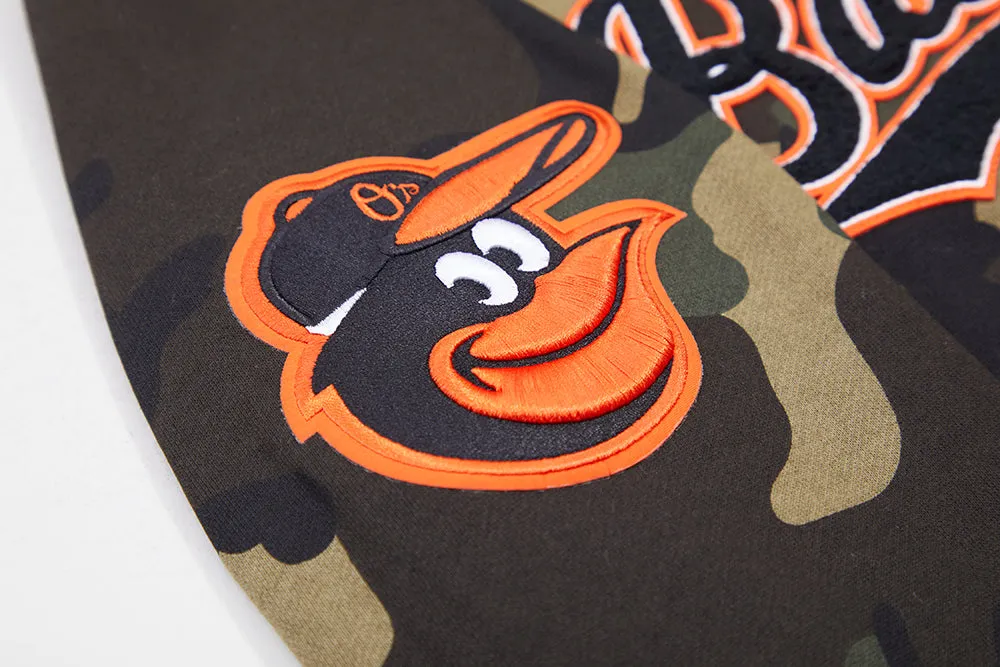 MLB BALTIMORE ORIOLES LOGO PRO TEAM MEN'S HOODIE (CAMO)