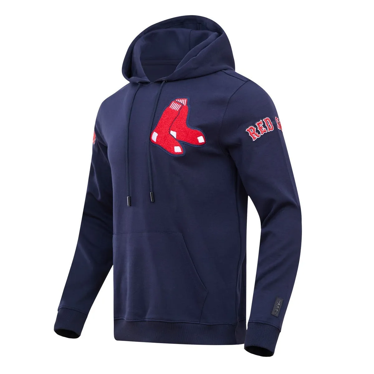 MLB BOSTON RED SOX CLASSIC CHENILLE MEN'S PO HOODIE (MIDNIGHT NAVY)