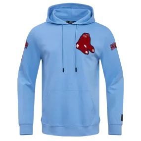 MLB BOSTON RED SOX CLASSIC CHENILLE MEN'S PO HOODIE (UNIVERSITY BLUE)