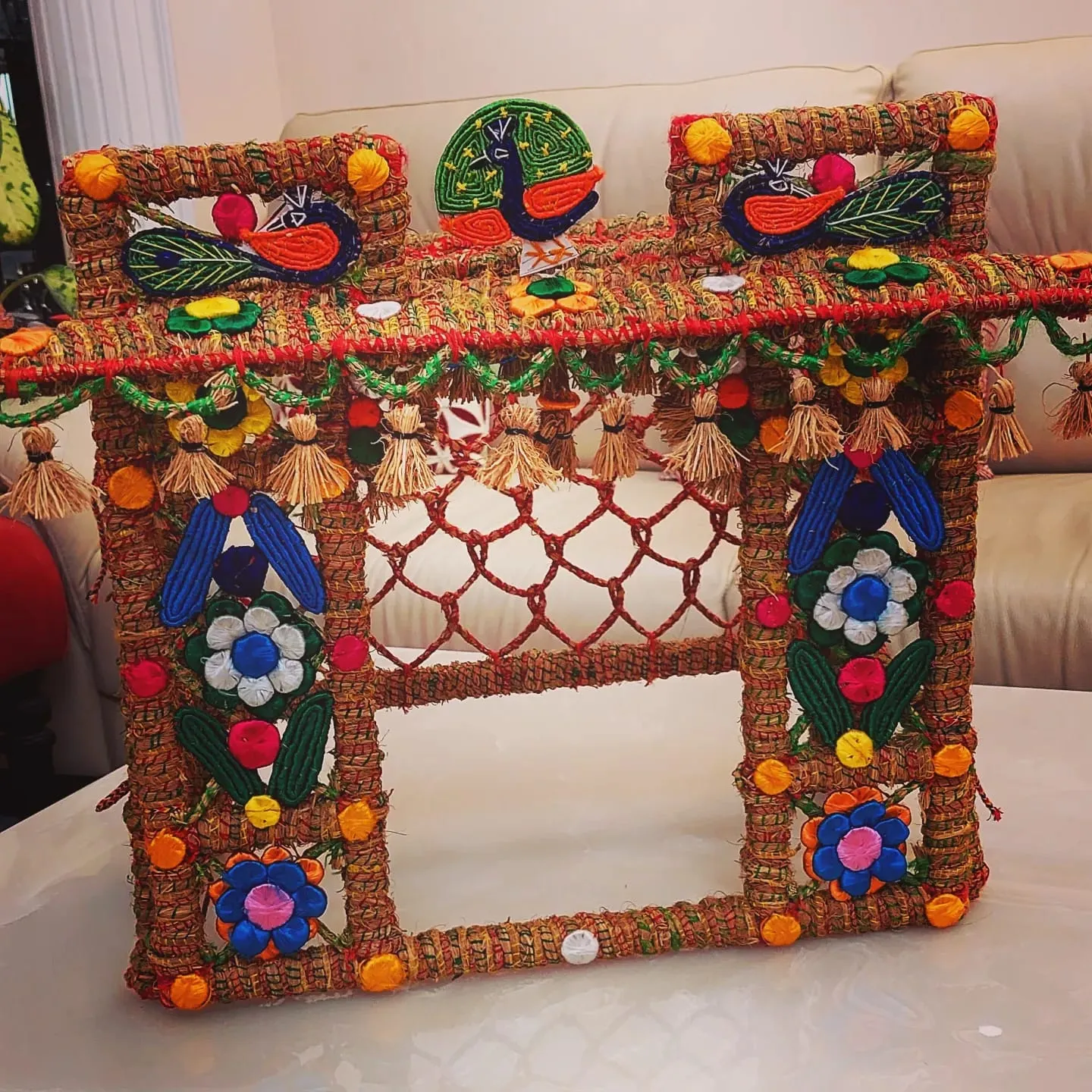 New Decorated  Phool khas bangla for laddu Gopala - BRIJ001PBG