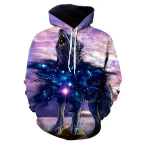 Night Wolf Hoodie