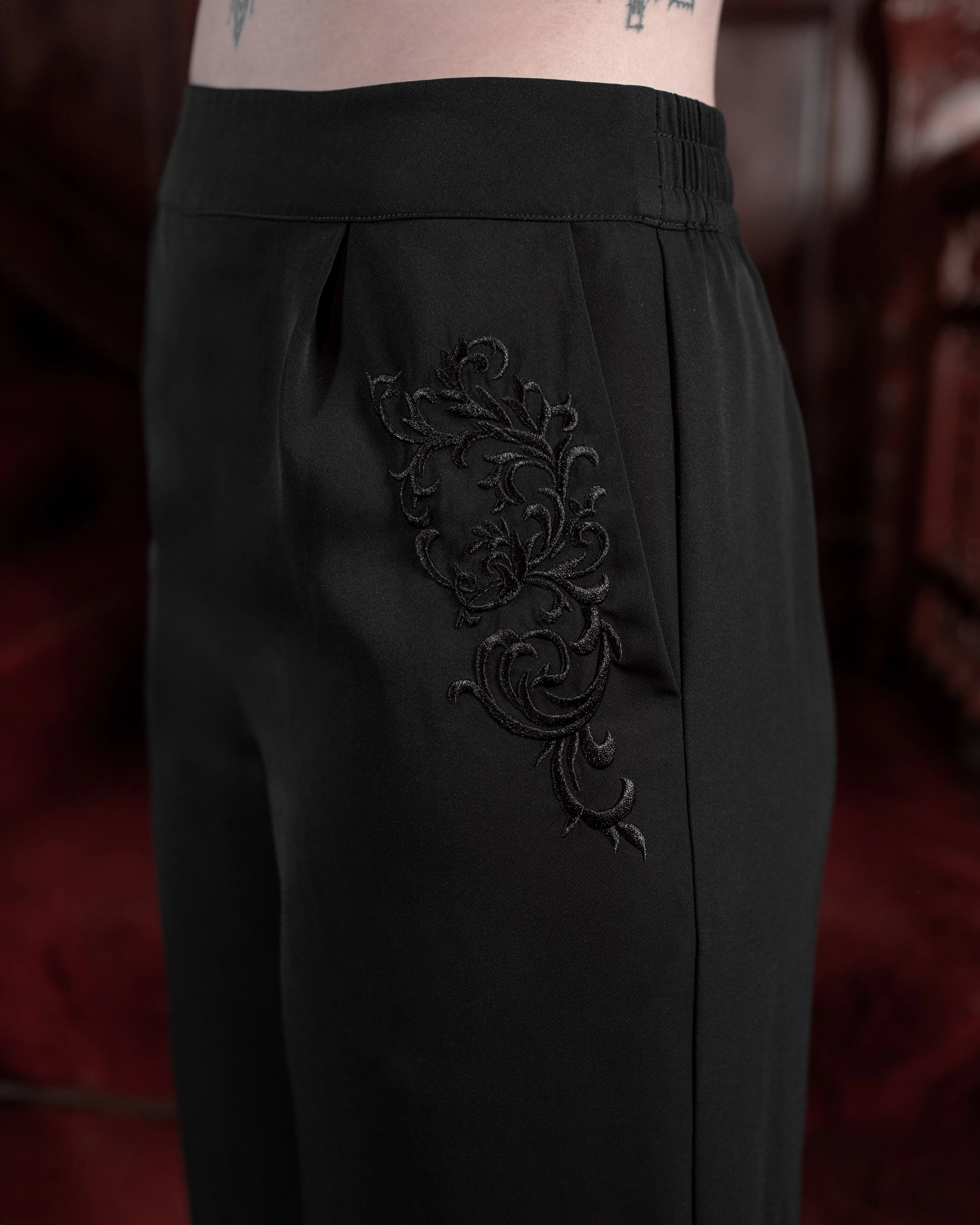 Nightingale Embroidered Pants