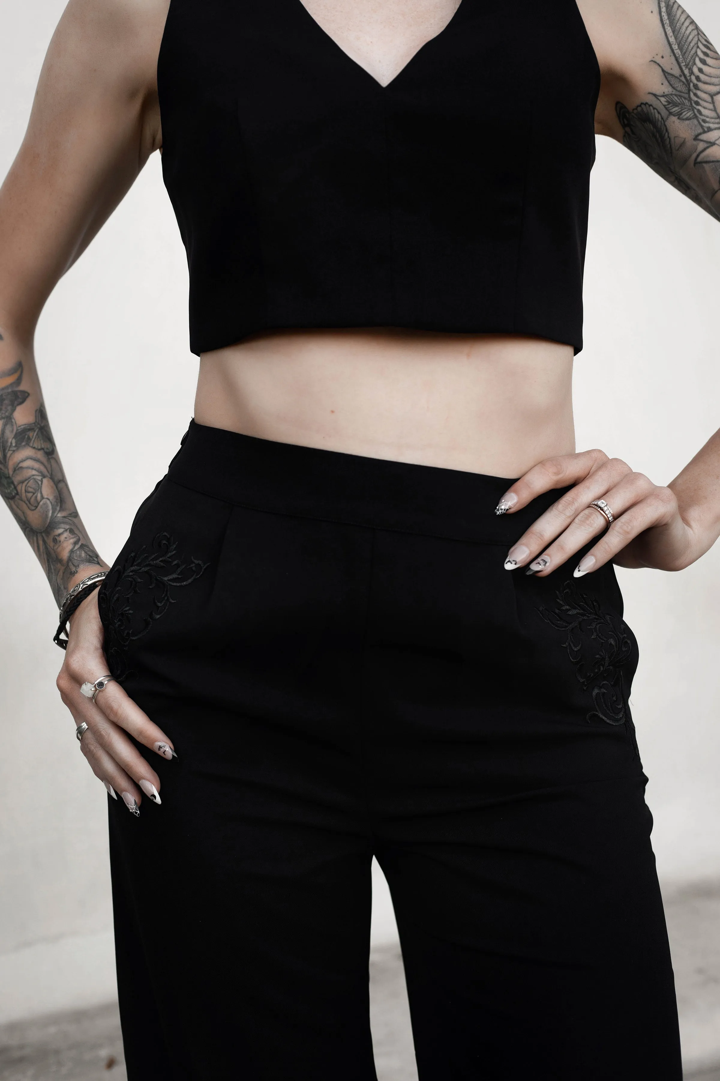 Nightingale Embroidered Pants