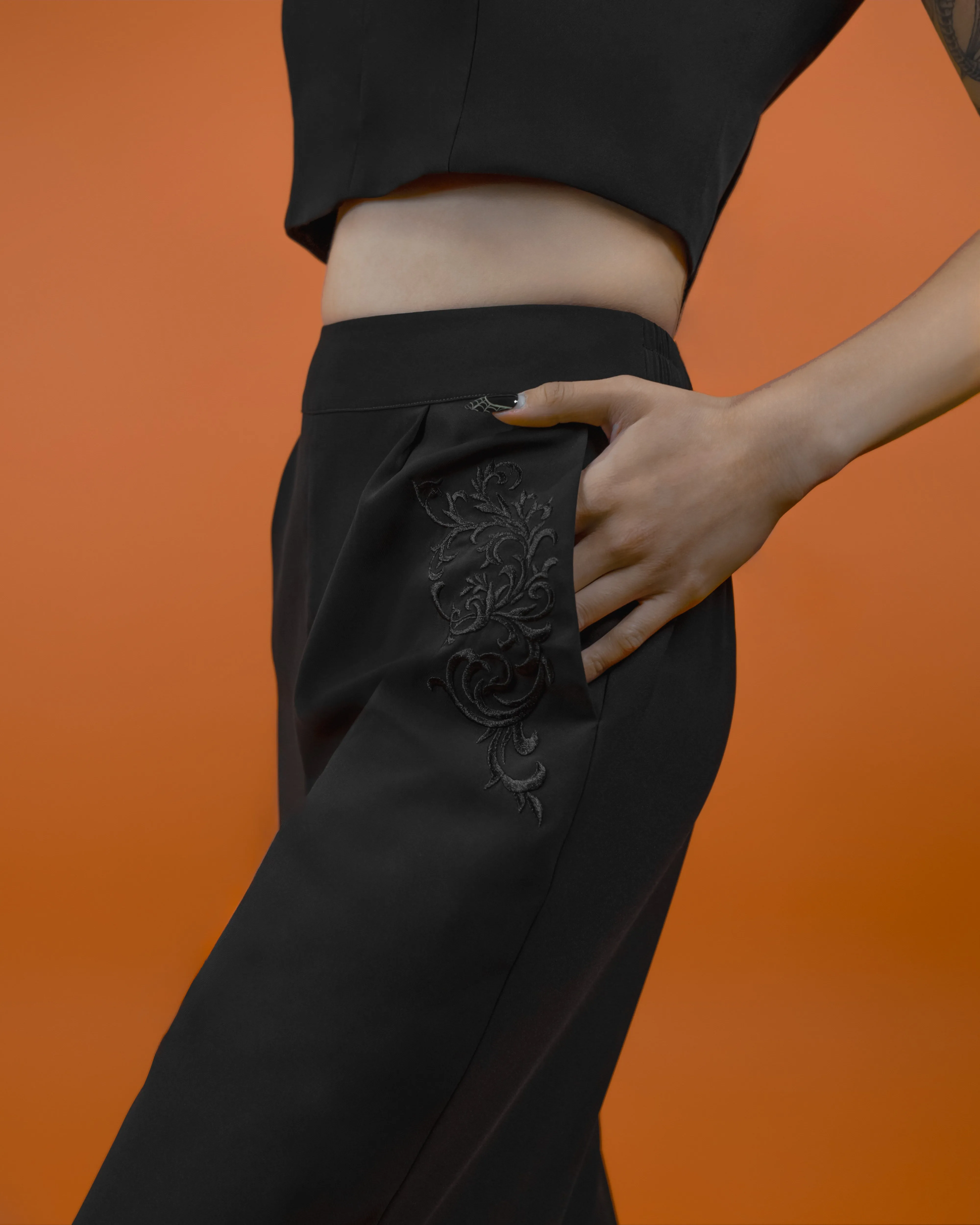 Nightingale Embroidered Pants