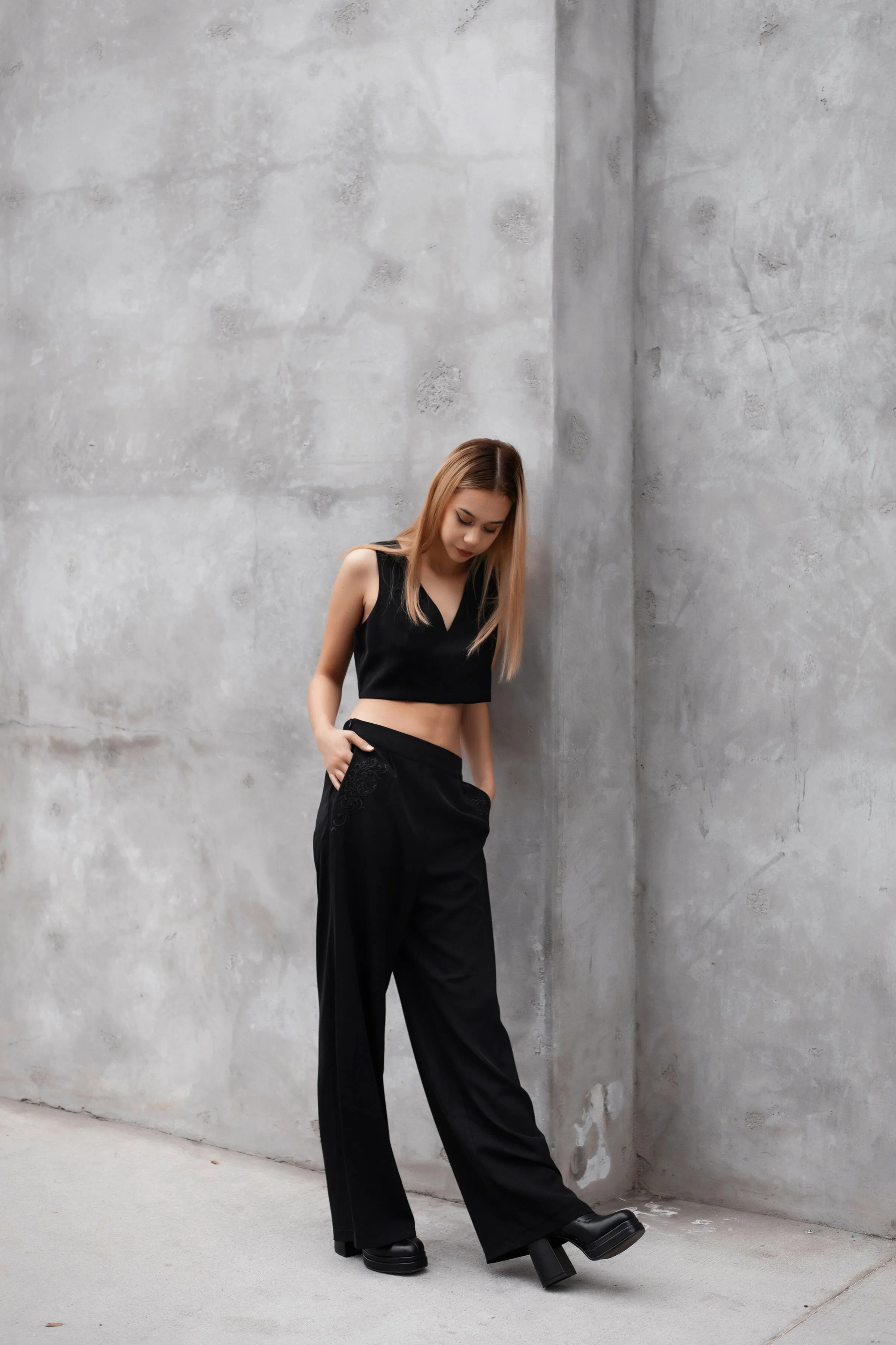 Nightingale Embroidered Pants