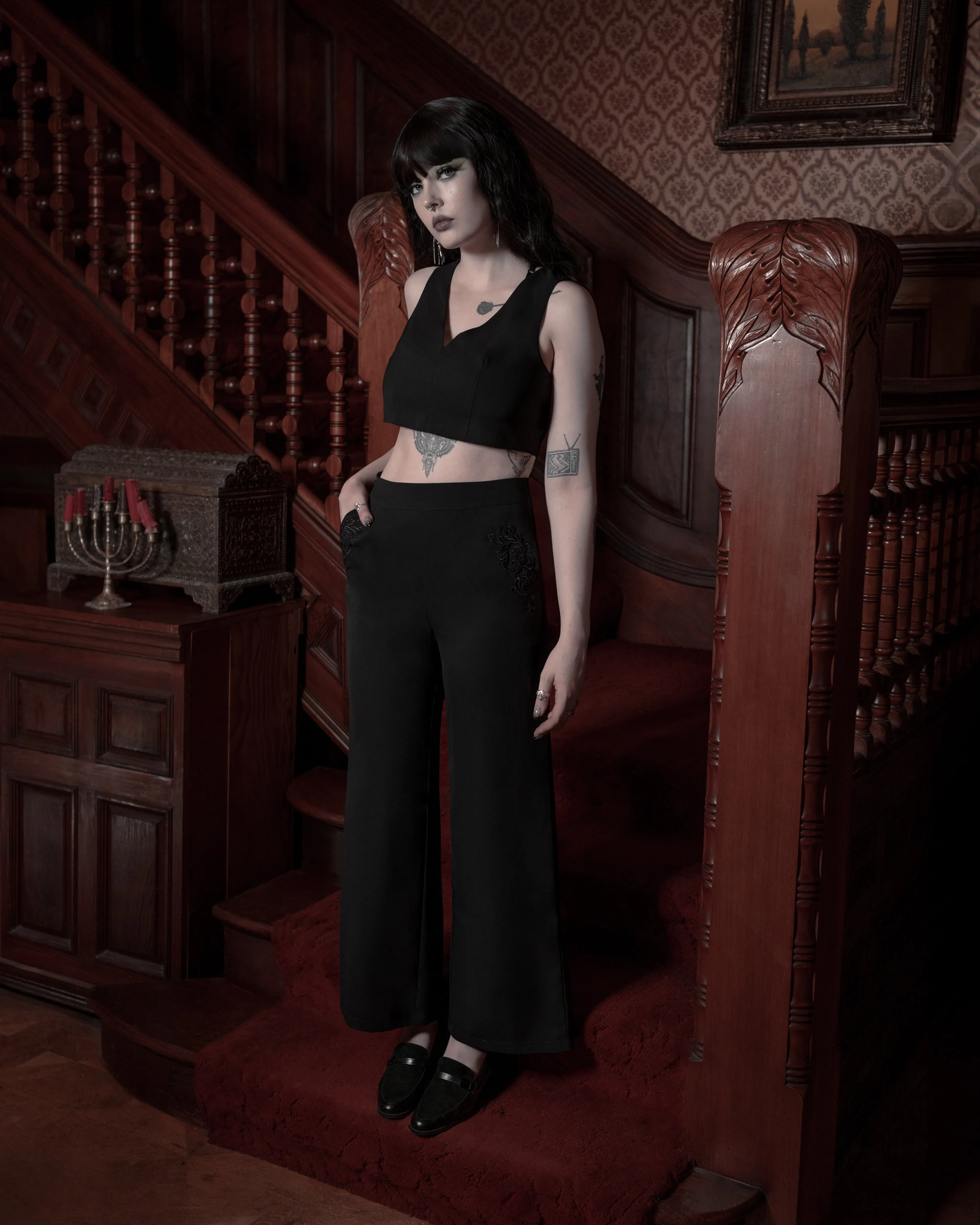 Nightingale Embroidered Pants