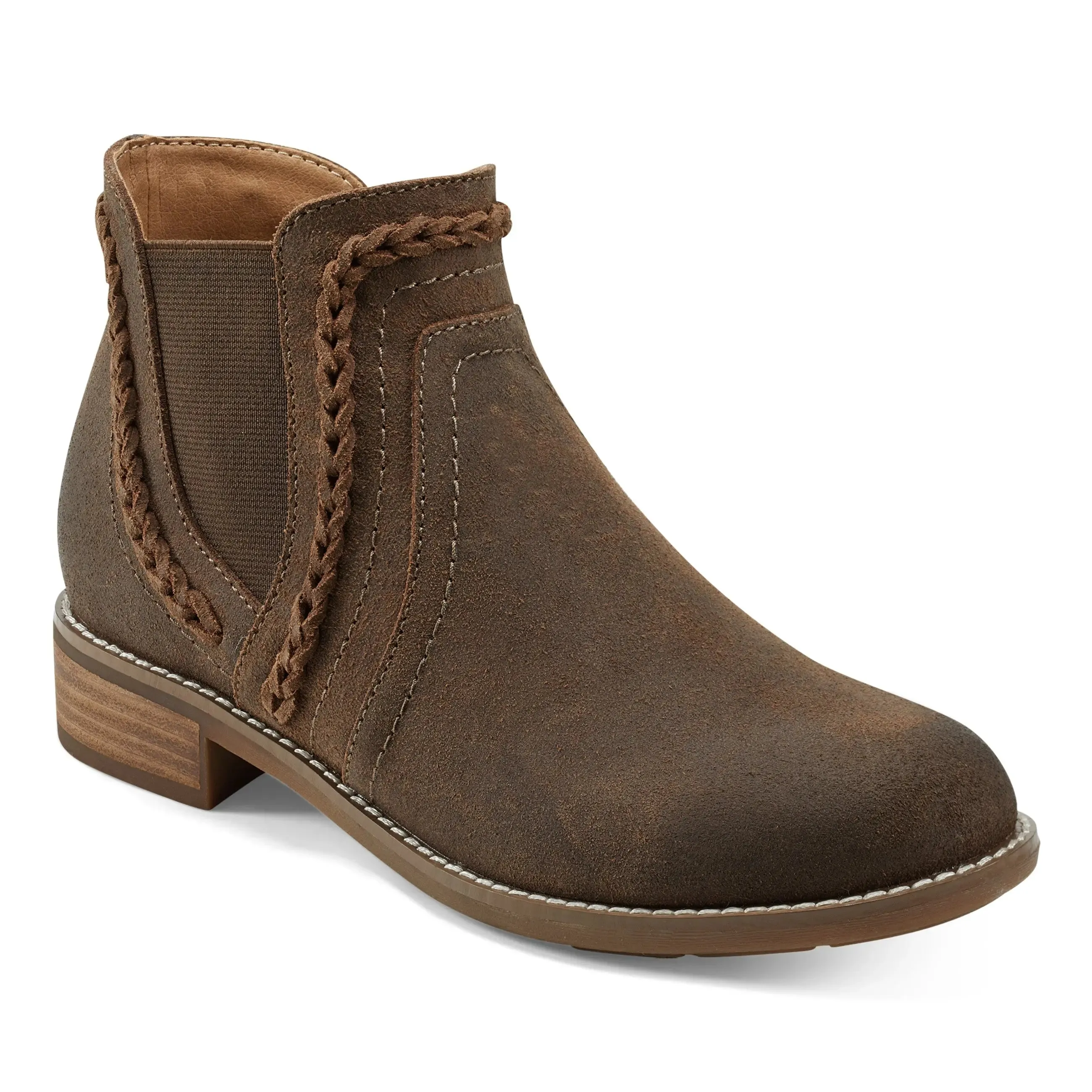 Nika Round Toe Casual Booties