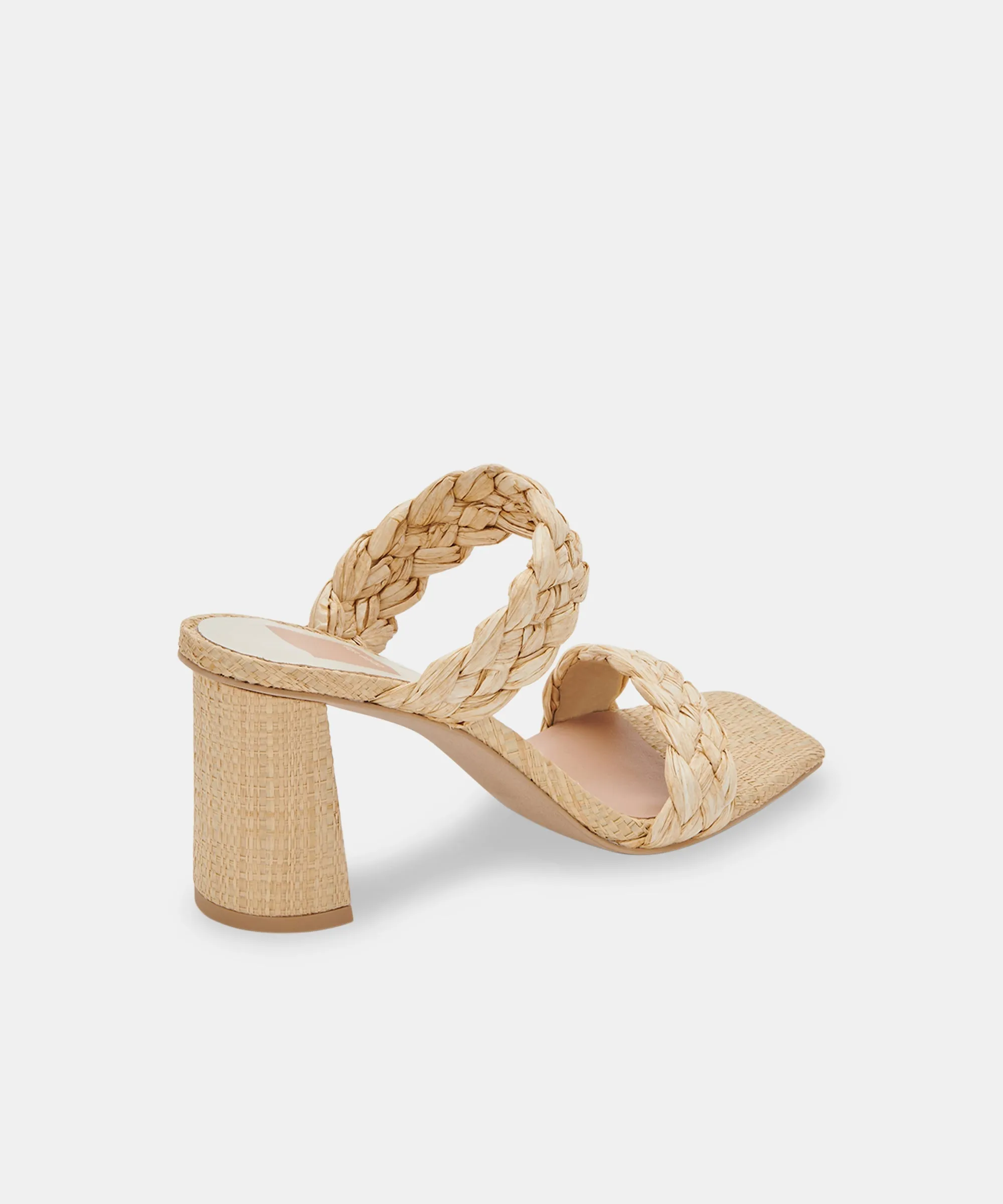 PAILY HEELS LT NATURAL RAFFIA - re:vita