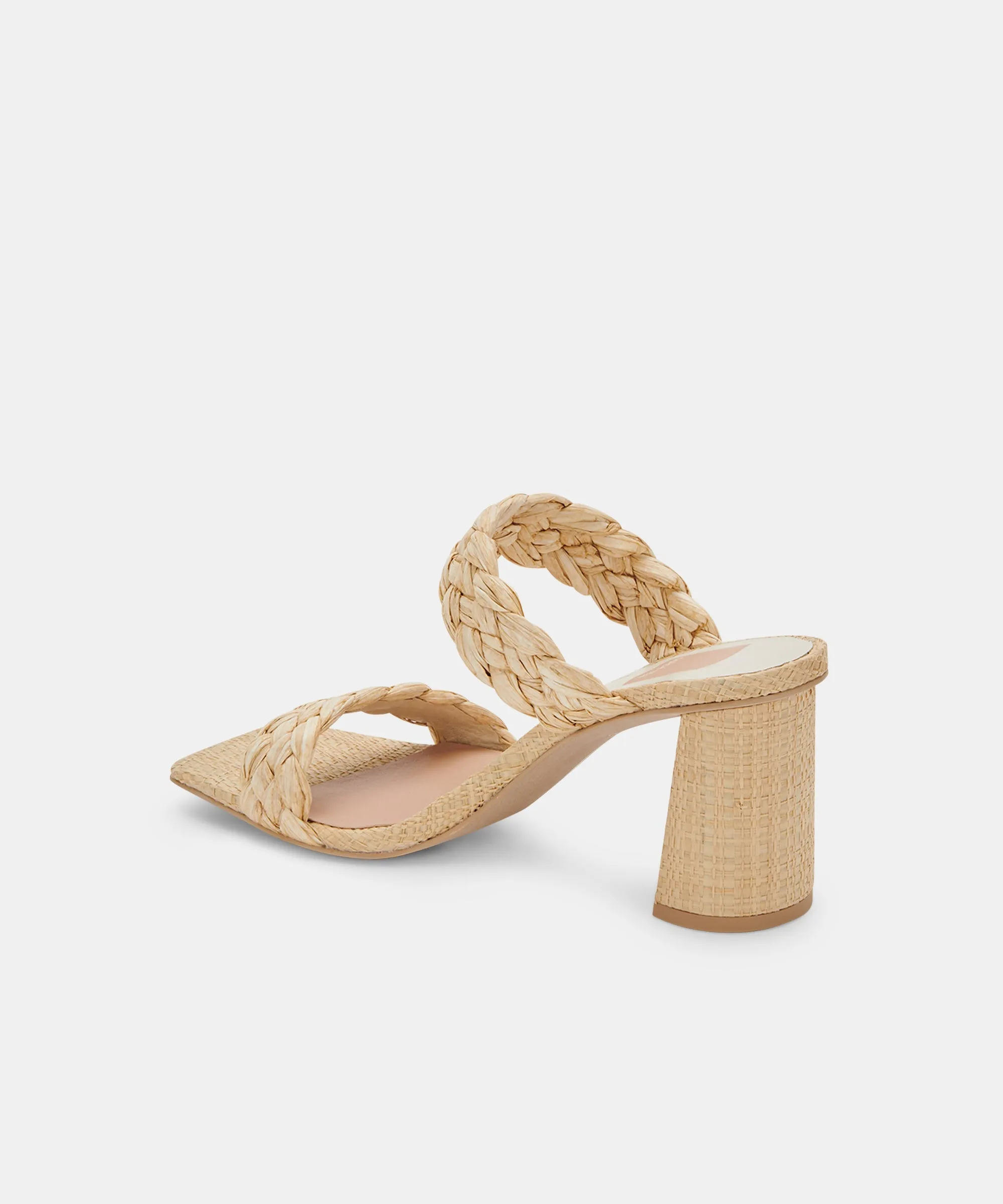 PAILY HEELS LT NATURAL RAFFIA - re:vita