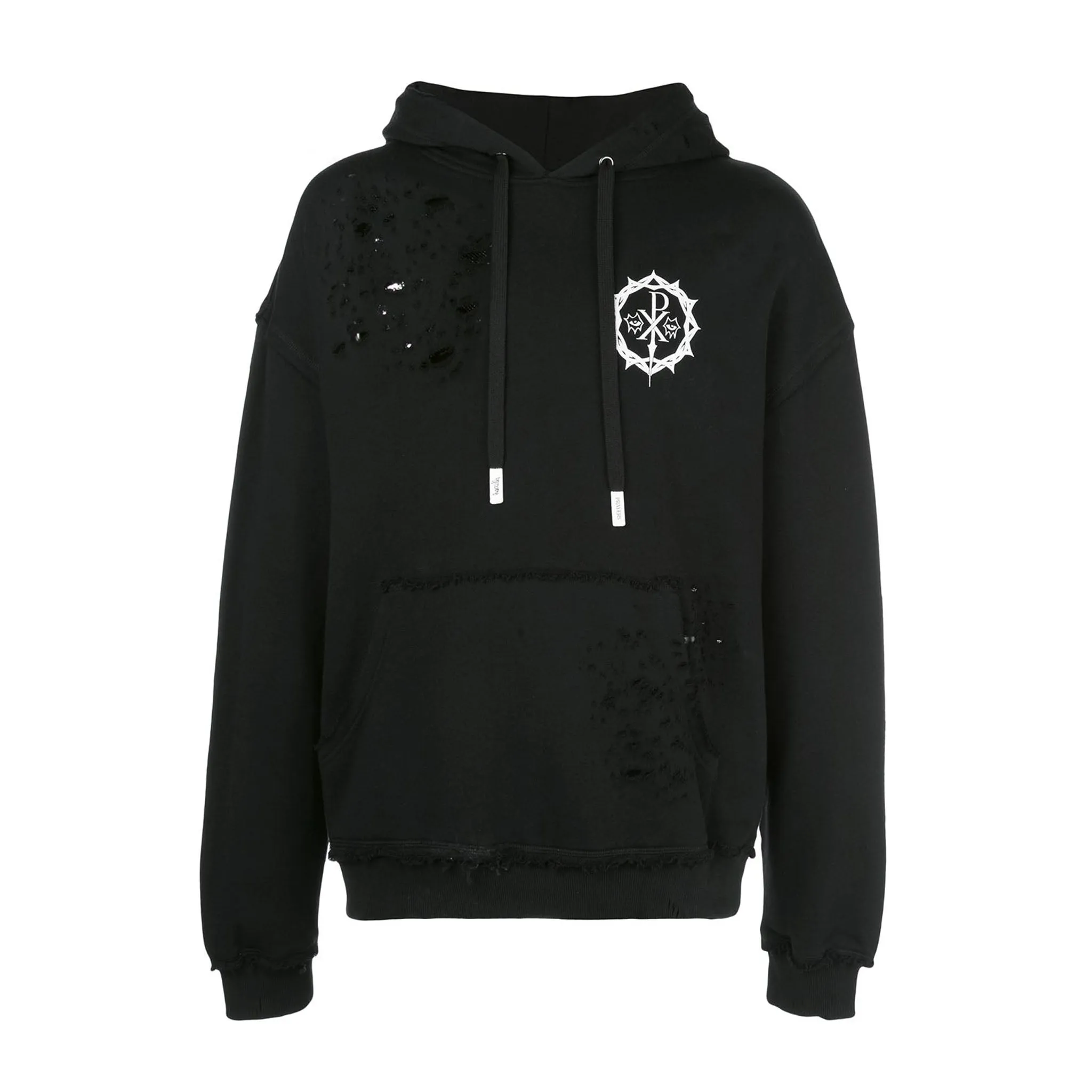 POISON DROP SHOULDER HOODIE BLACK