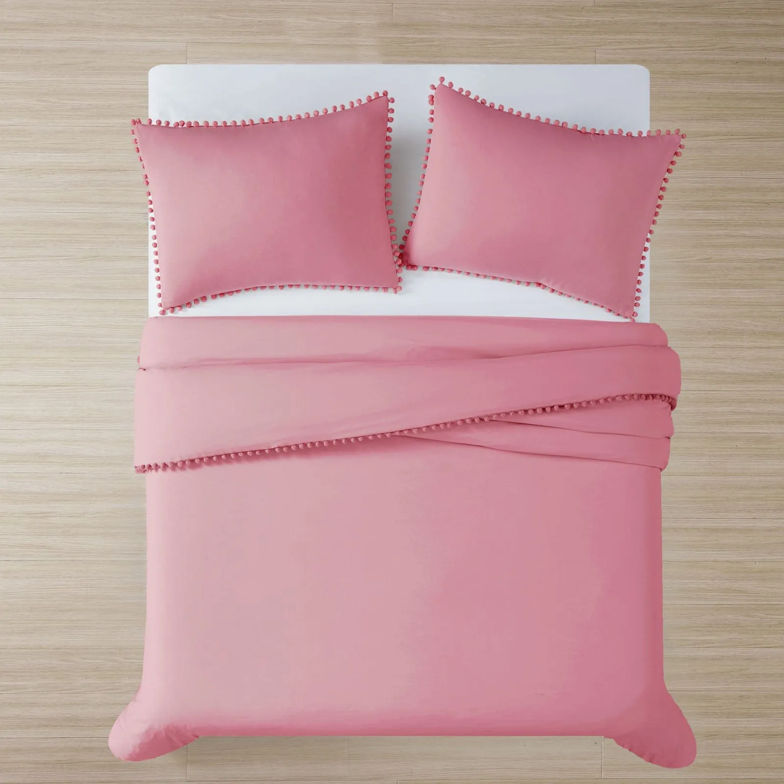 Pom-Pom Duvet Cover Set