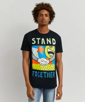 Stand Together Graphic Tee - Black