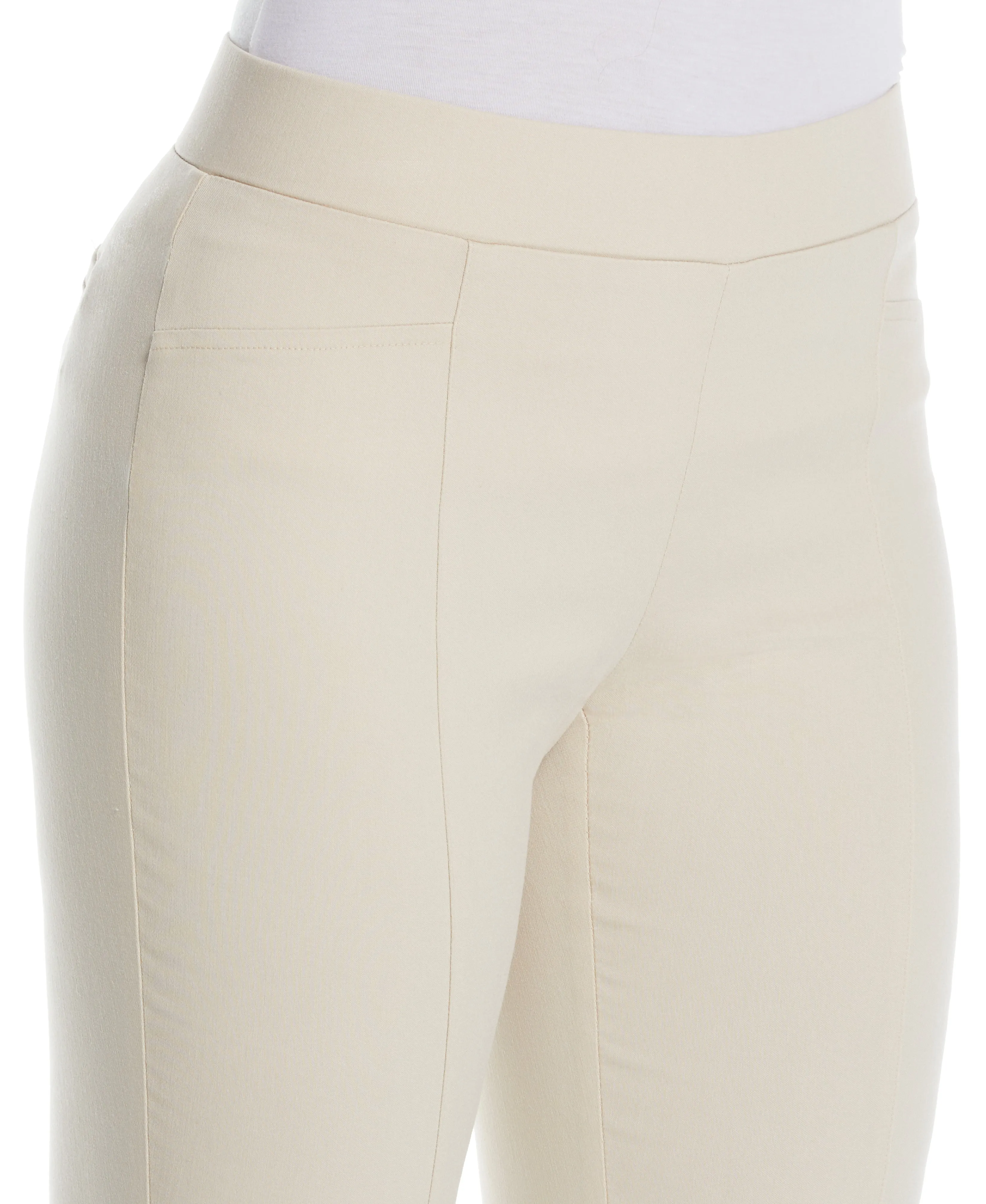 Stretch Slim Leg Front Seam Pant - Comfort Fit